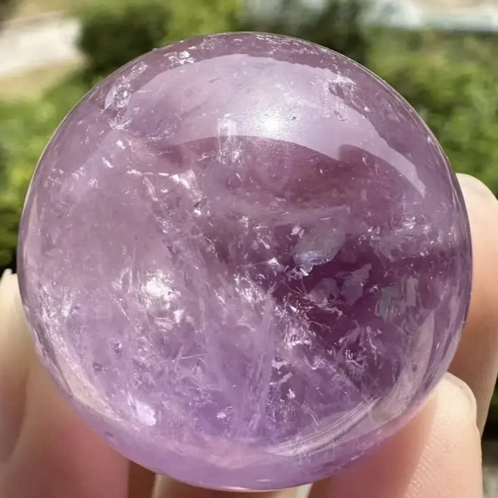 Olivenorma Natural Amethyst Crystal Sphere - image 1