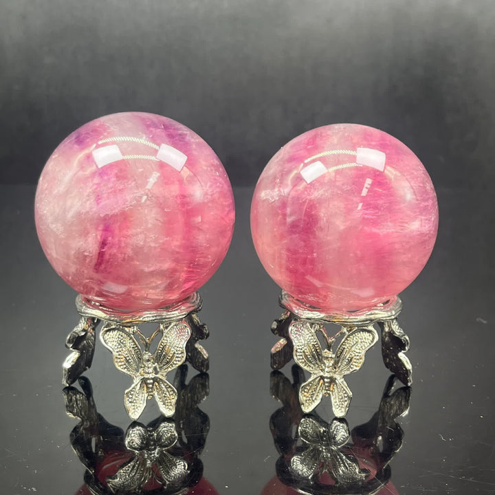 Olivenorma Natural Rainbow Fluorite Crystal Sphere - image 5