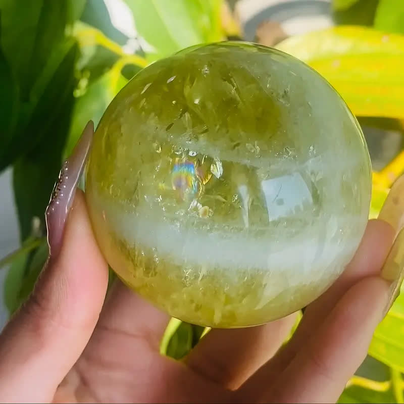 Olivenorma Natural Citrine Crystal Sphere - image 2
