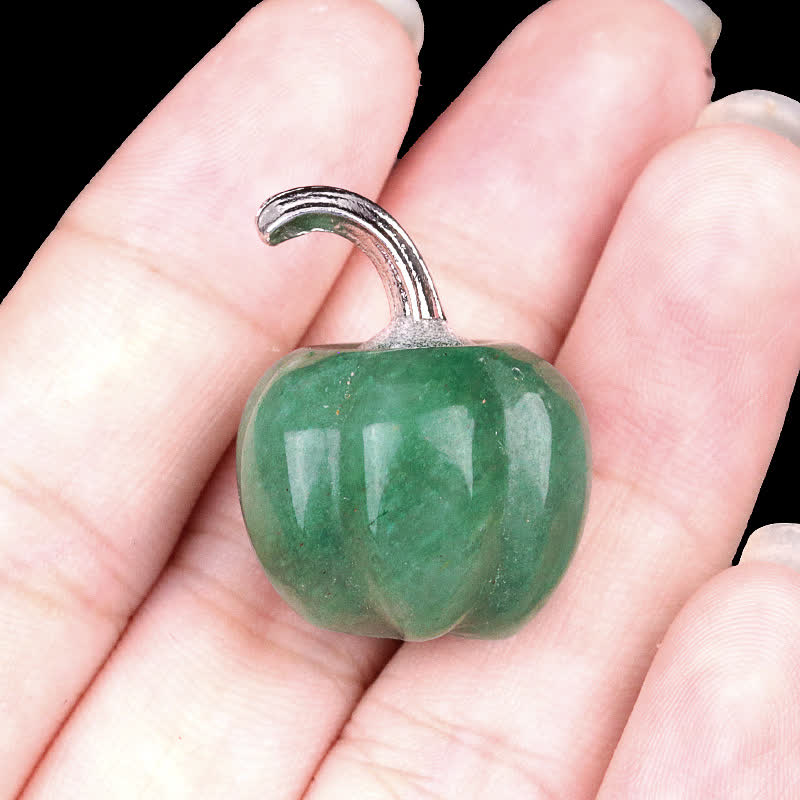 Olivenorma Natural Crystal Pumpkin Carving Gemstone Decoration - image 7