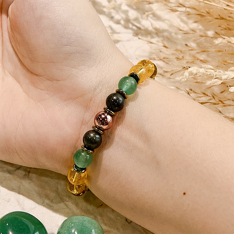 Olivenorma Natural Citrine Green Aventurine Success Bracelet - image 1