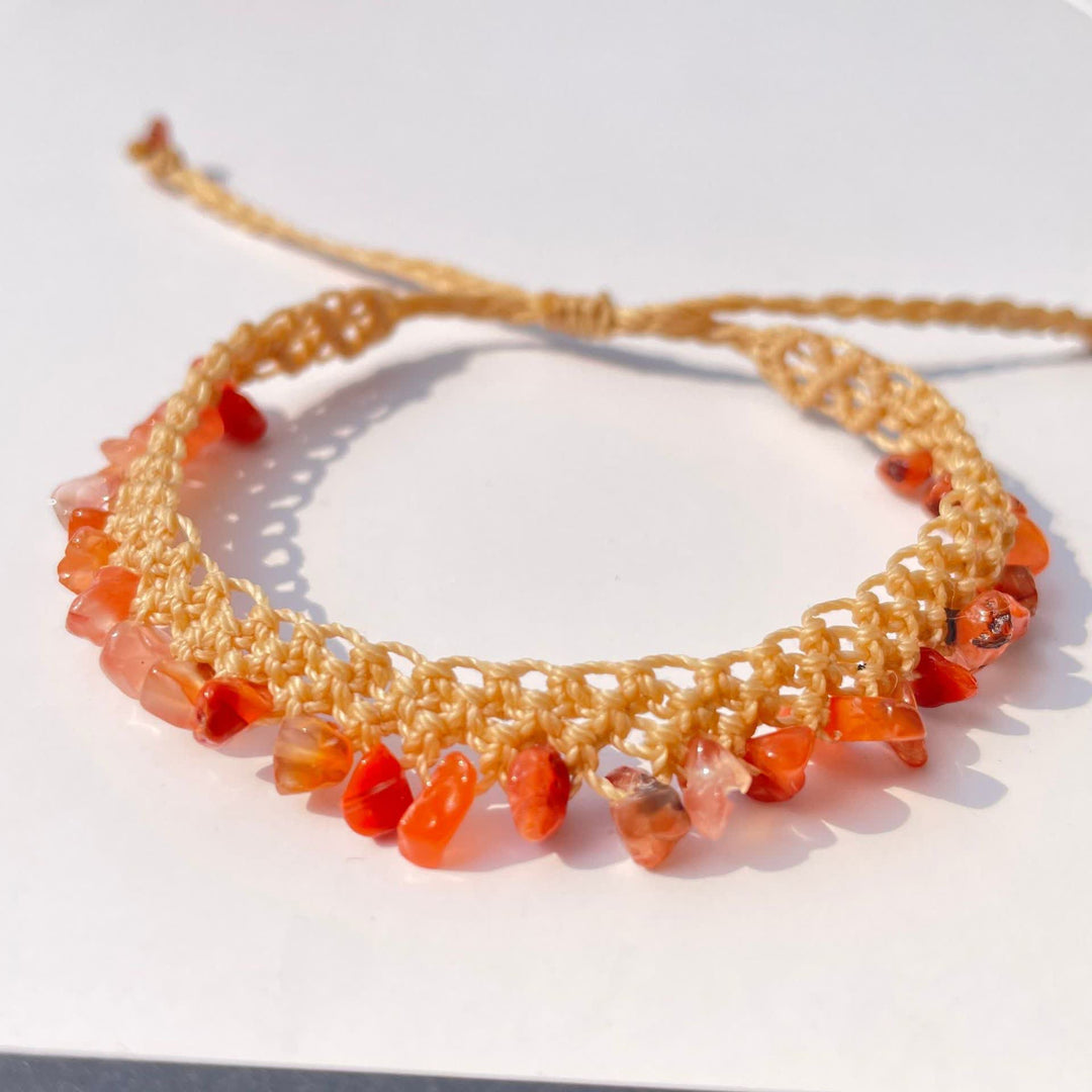 Olivenorma Natural Crystal Stone Braided Bracelet - image 6