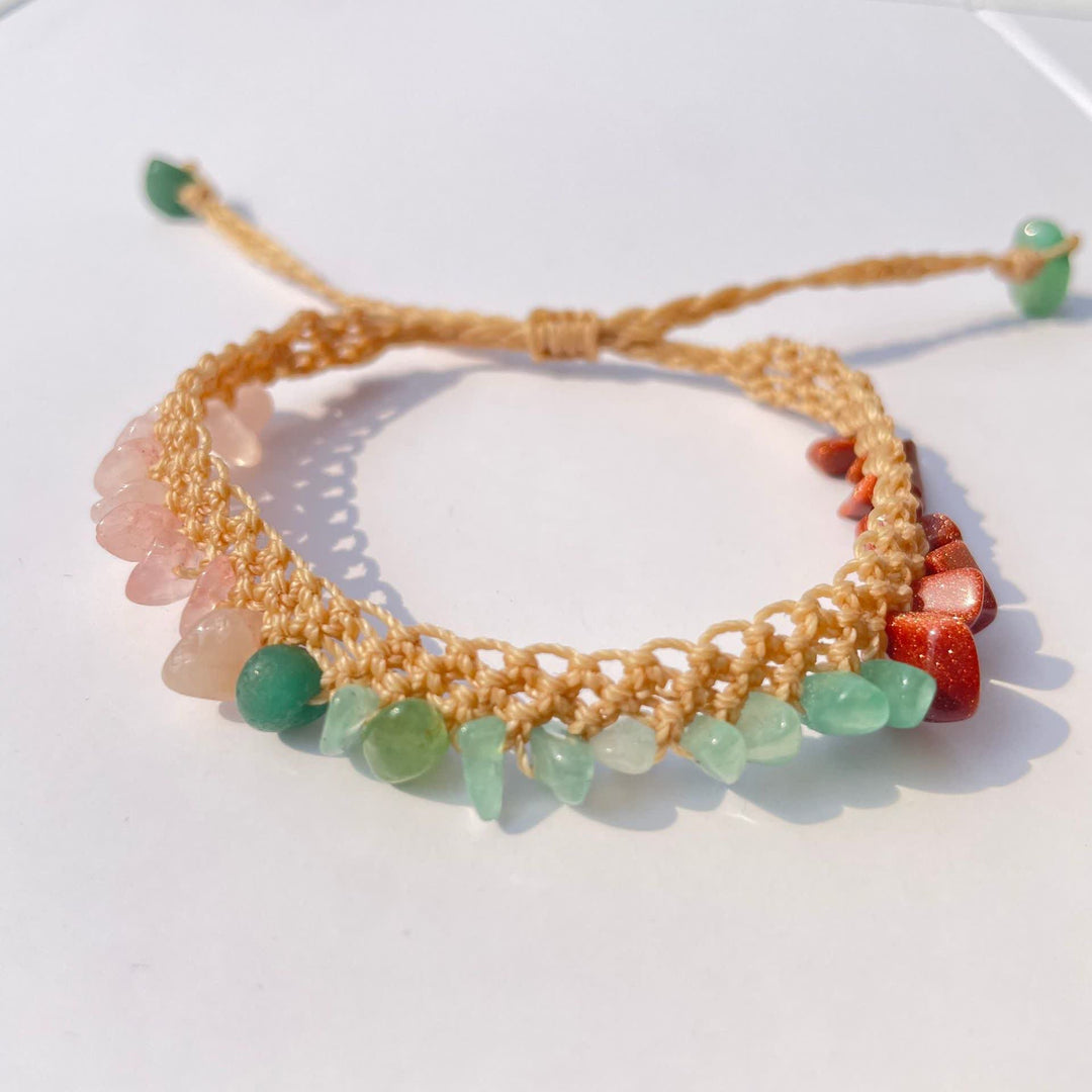 Olivenorma Natural Crystal Stone Braided Bracelet - image 15
