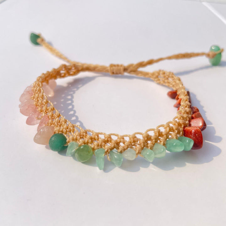 Olivenorma Natural Crystal Stone Braided Bracelet - image 15