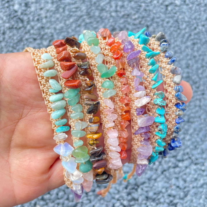 Olivenorma Natural Crystal Stone Braided Bracelet - image 20