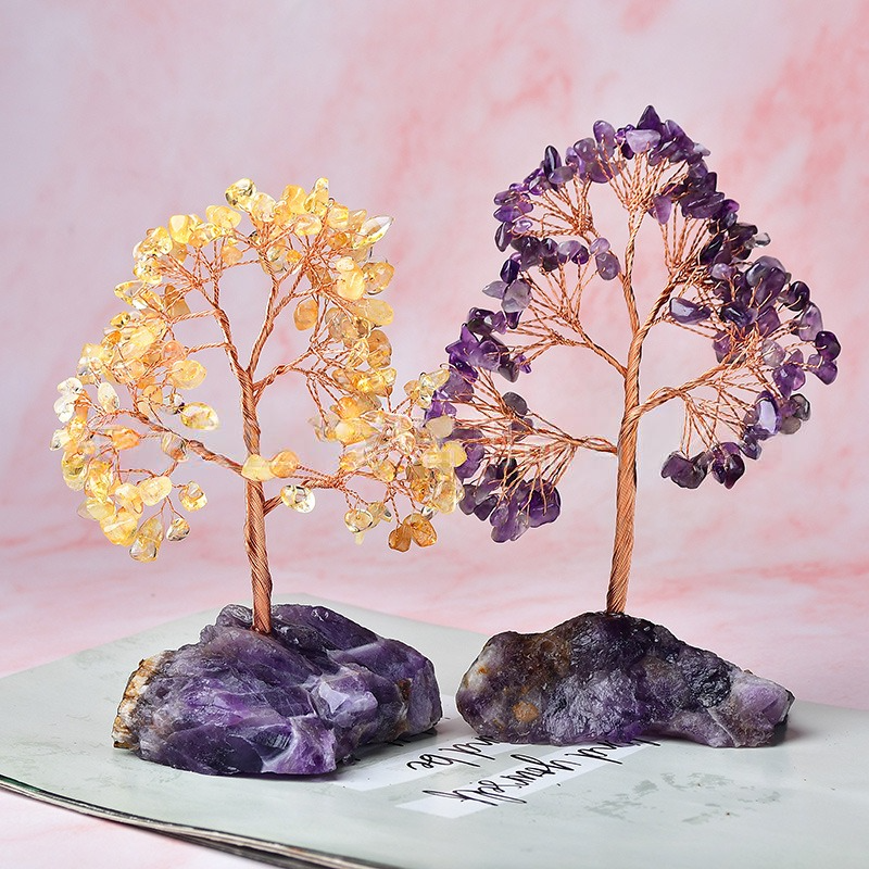 Olivenorma Fantasy Amethyst Base Feng Shui Tree - image 3
