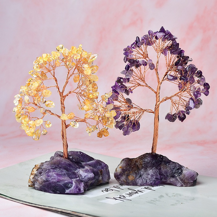 Olivenorma Fantasy Amethyst Base Feng Shui Tree - image 3
