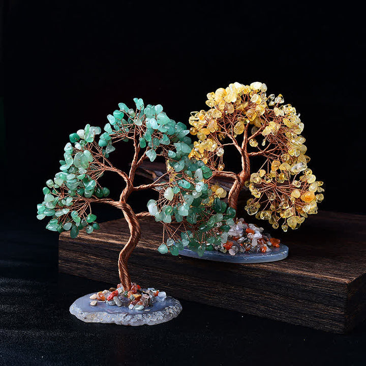 Olivenorma Colored Agate Gravel Base Feng Shui Tree - image 16