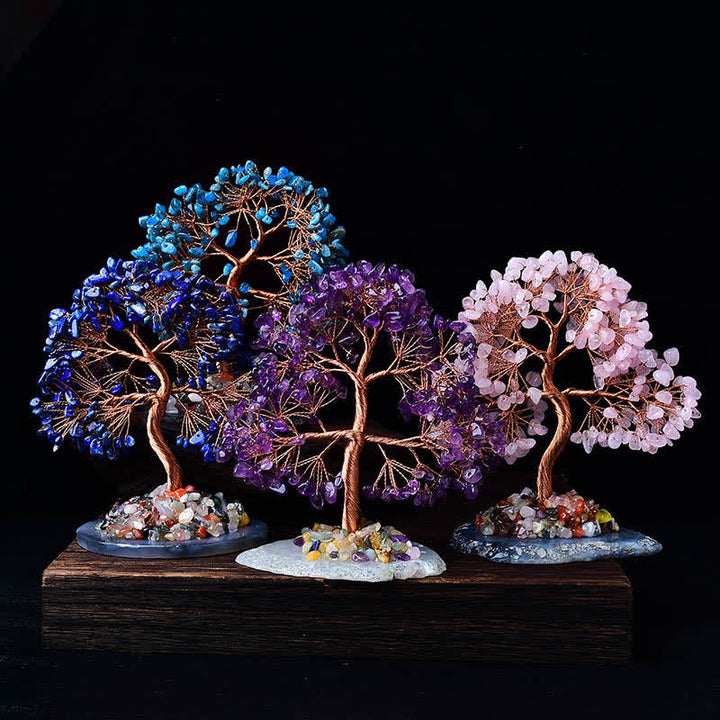Olivenorma Colored Agate Gravel Base Feng Shui Tree - image 15
