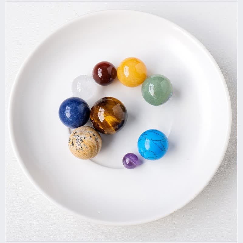 Olivenorma Nine Planets Crystal Sphere Set - image 5