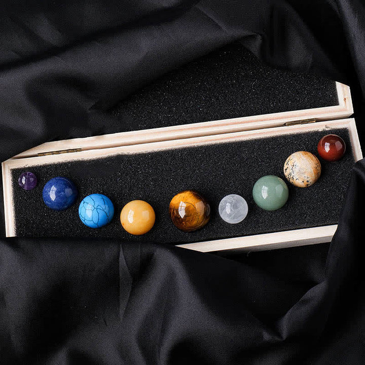 Olivenorma Nine Planets Crystal Sphere Set - image 2