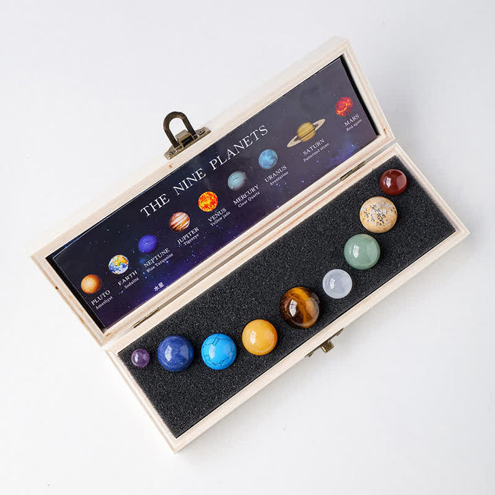 Olivenorma Nine Planets Crystal Sphere Set - Crystal Set - image 0