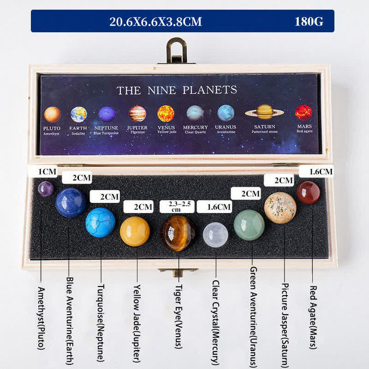 Olivenorma Nine Planets Crystal Sphere Set - image 1