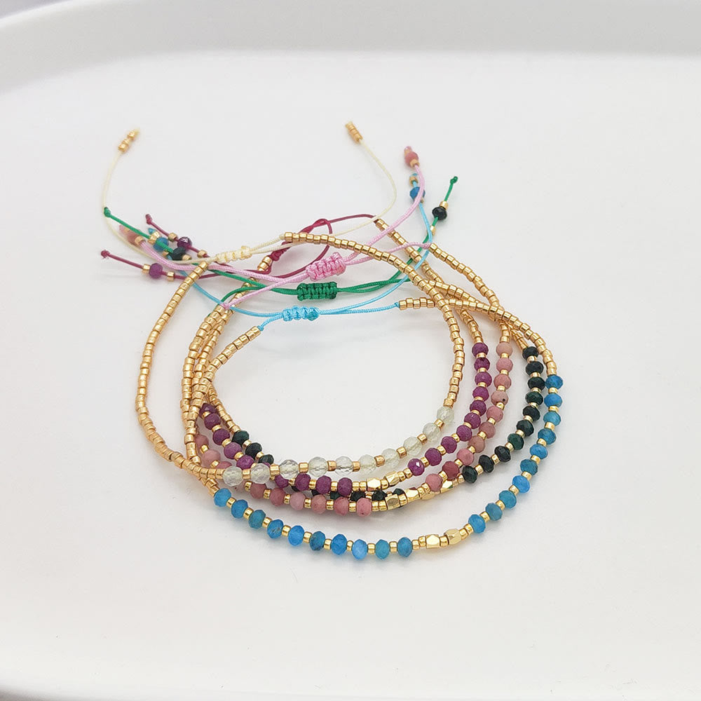 Olivenorma Natural Small Crystal Beads Bracelet - image 16