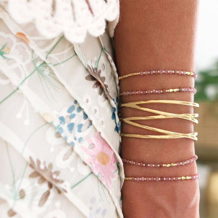 Olivenorma Natural Small Crystal Beads Bracelet - image 11