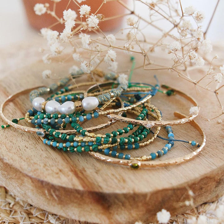 Olivenorma Natural Small Crystal Beads Bracelet - image 5