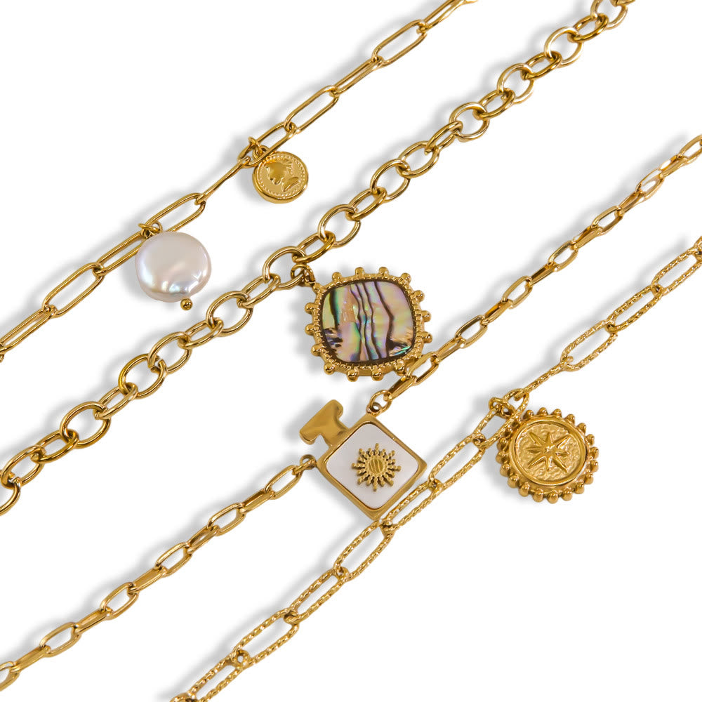 Olivenorma Natural Nacre Freshwater Pearl Pendant Necklace - image 8