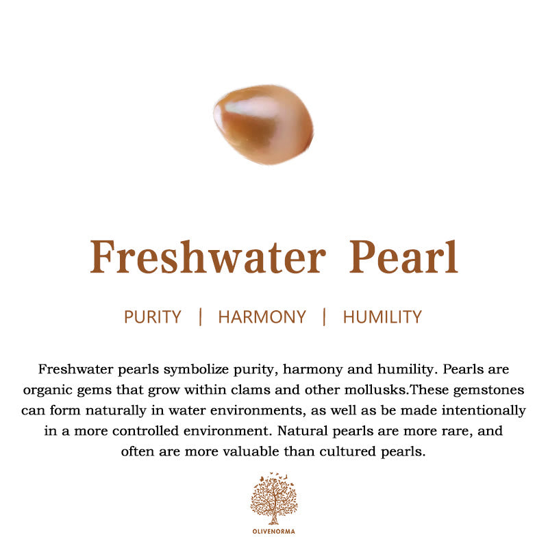 Olivenorma Natural Nacre Freshwater Pearl Pendant Necklace - image 6