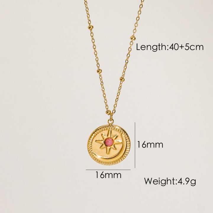 Olivenorma Natural Rhodonite Pendant Necklace - Rhodonite#11 - image 11