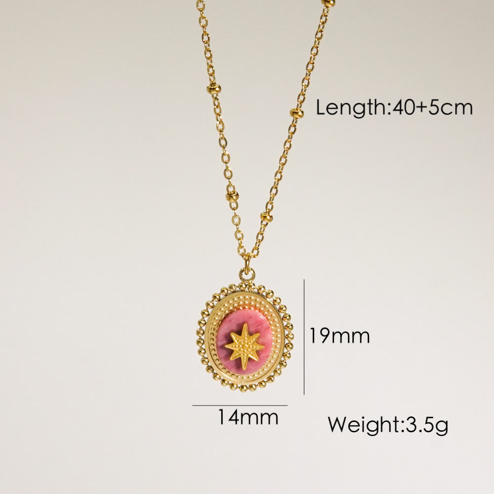 Olivenorma Natural Rhodonite Pendant Necklace - Rhodonite#6 - image 6