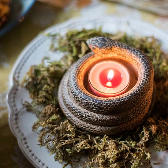 Olivenorma Realistic Coiled Snake Candle Holder - image 6