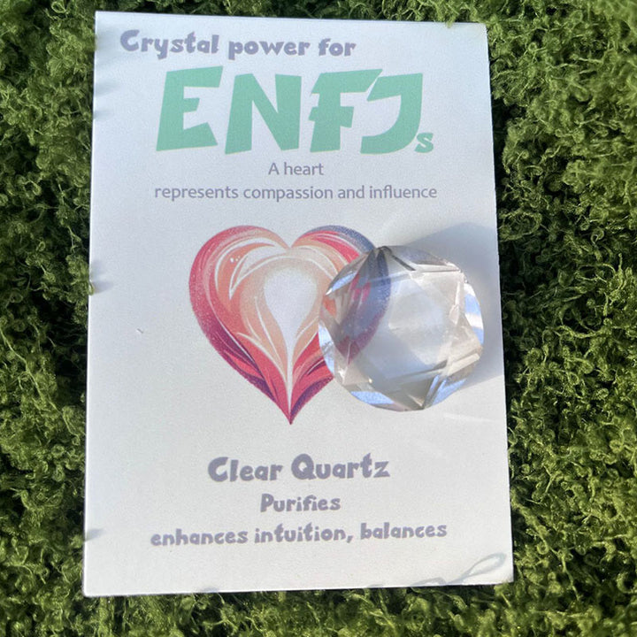 Olivenorma MBTI Gem Crystal Ornaments Natural Stone - ENFJ - image 2