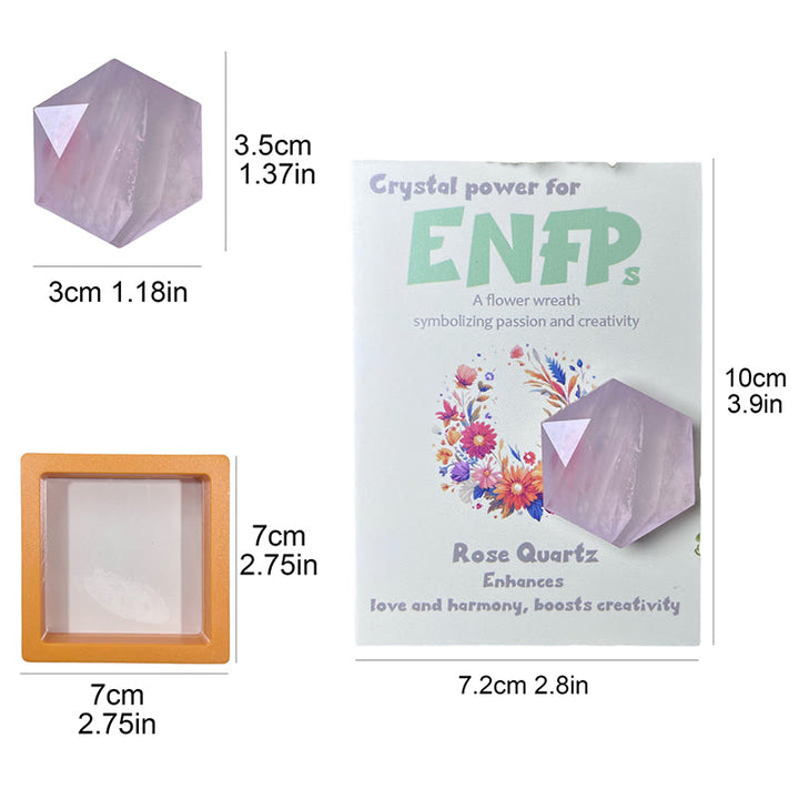 Olivenorma MBTI Gem Crystal Ornaments Natural Stone - image 24