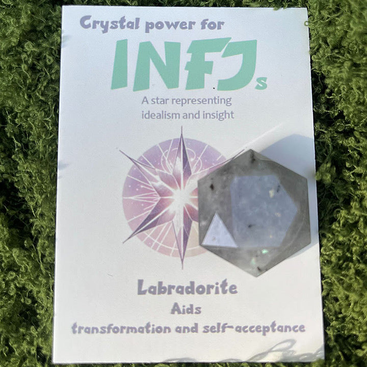 Olivenorma MBTI Gem Crystal Ornaments Natural Stone - INFJ - image 20