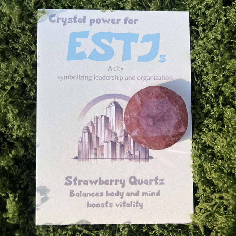 Olivenorma MBTI Gem Crystal Ornaments Natural Stone - ESTJ - image 13