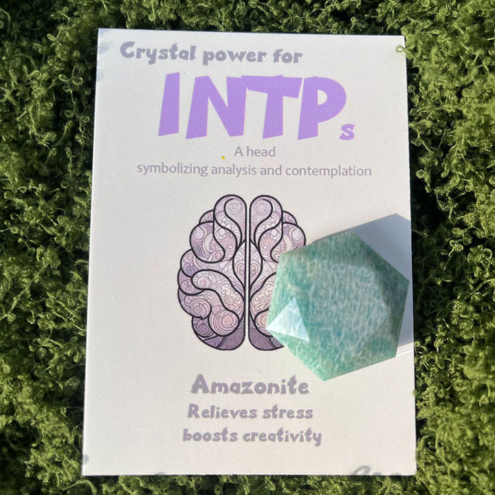 Olivenorma MBTI Gem Crystal Ornaments Natural Stone - INTP - image 18