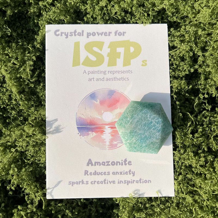 Olivenorma MBTI Gem Crystal Ornaments Natural Stone - ISFP - image 17