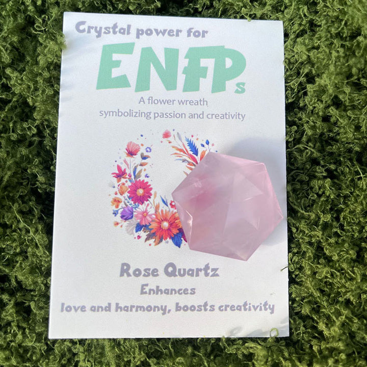 Olivenorma MBTI Gem Crystal Ornaments Natural Stone - ENFP - image 7