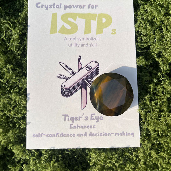 Olivenorma MBTI Gem Crystal Ornaments Natural Stone - ISTP - image 11