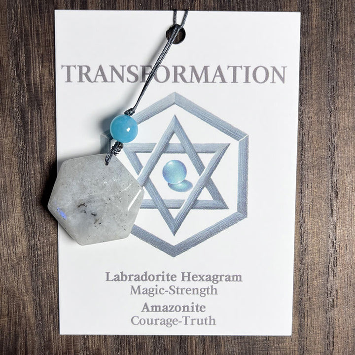 Olivenorma Natural Crystal Metatron's Cube Pendant Keychain - image 10