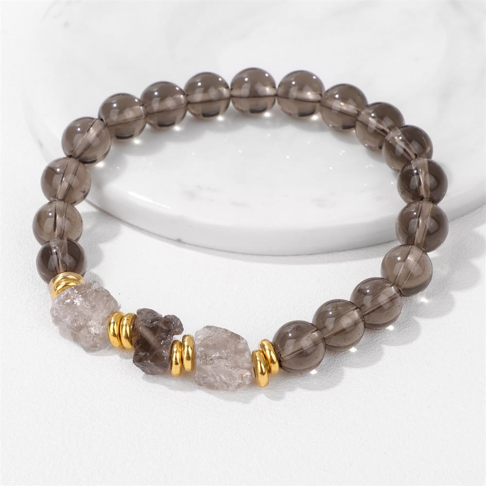 Olivenorma Natural Rough Gemstone Beaded Bracelet - image 34