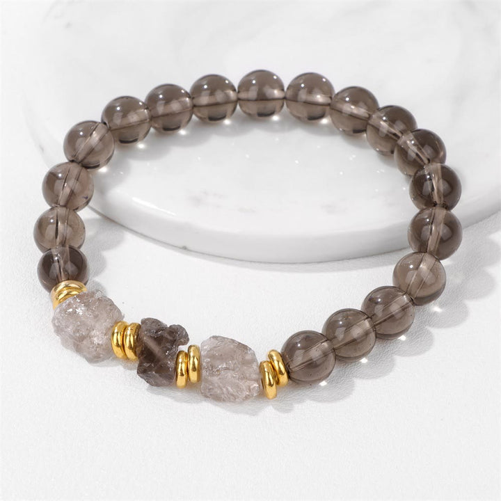 Olivenorma Natural Rough Gemstone Beaded Bracelet - image 34