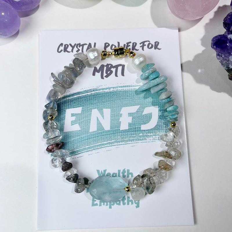 Olivenorma Natural Crystal MBTI Gem Personality Bracelet - ENFJ - image 4