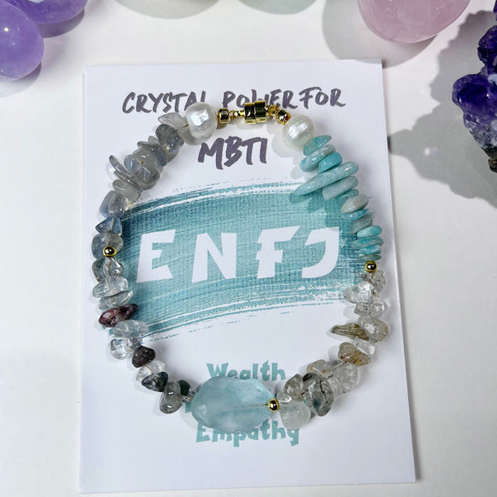 Olivenorma Natural Crystal MBTI Gem Personality Bracelet - ENFJ - image 4