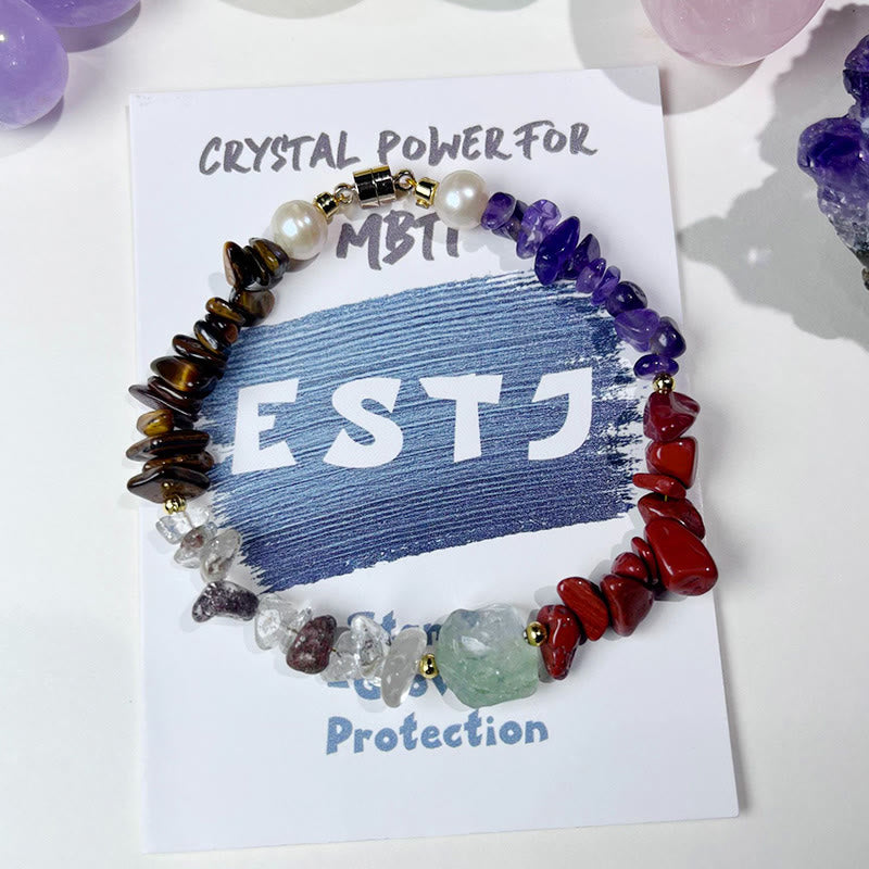 Olivenorma Natural Crystal MBTI Gem Personality Bracelet - ESTJ - image 11