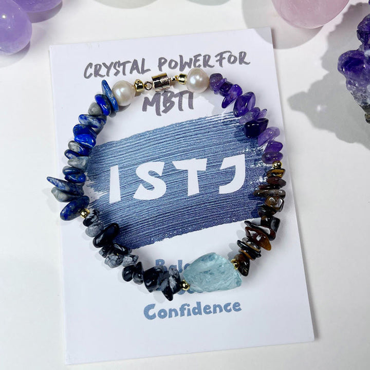 Olivenorma Natural Crystal MBTI Gem Personality Bracelet - ISTJ - image 6