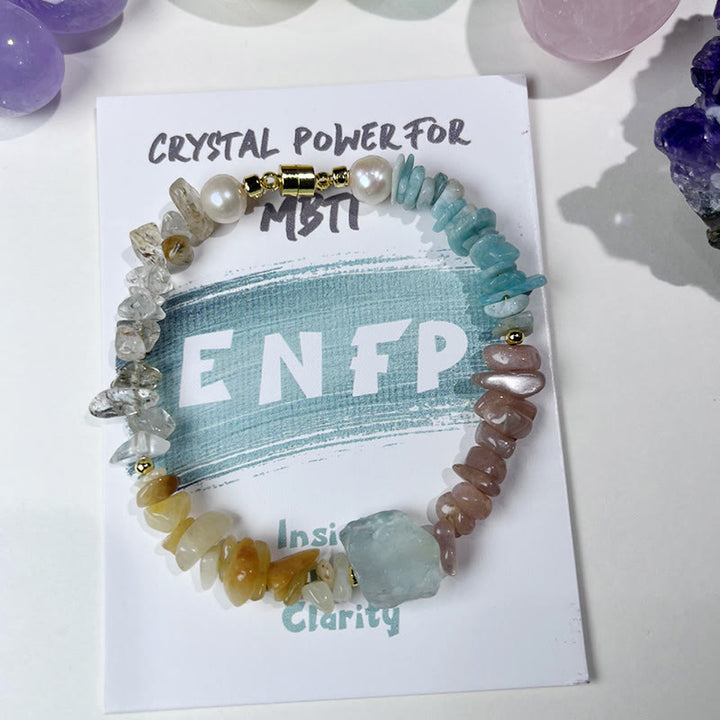 Olivenorma Natural Crystal MBTI Gem Personality Bracelet - ENFP - image 7