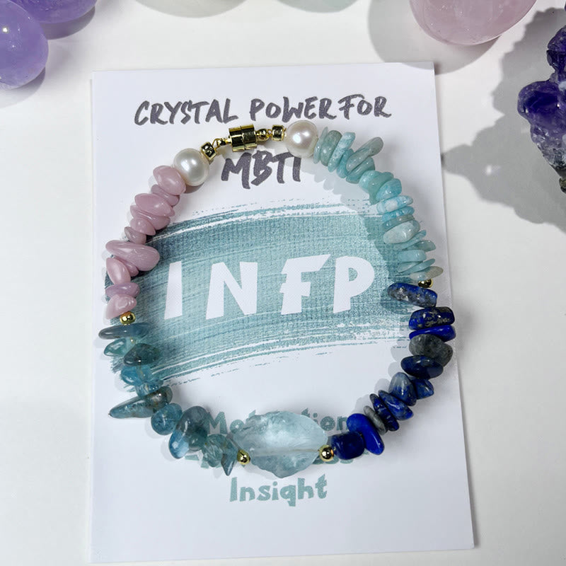 Olivenorma Natural Crystal MBTI Gem Personality Bracelet - INFP - image 8