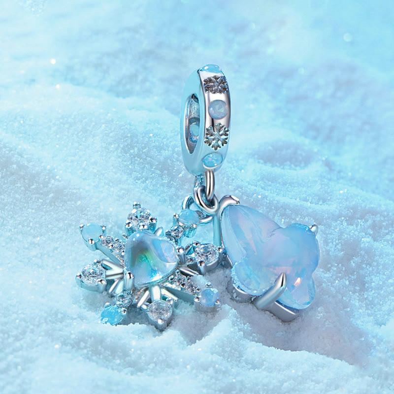 Olivenorma Snowflake Butterfly Opal S925 Silver Choker Necklace - image 3