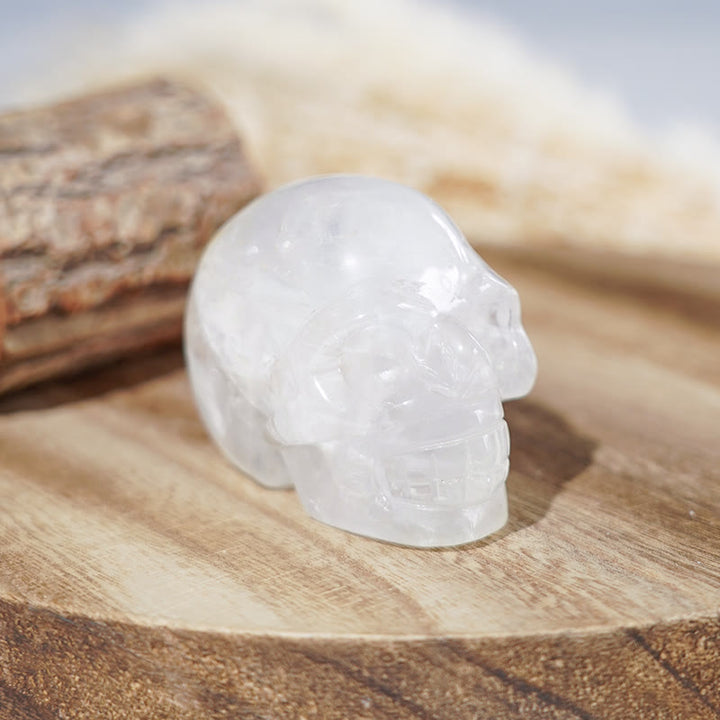 Olivenorma Natural Clear Crystal Gemstone Decoration Crystal Skull - image 3