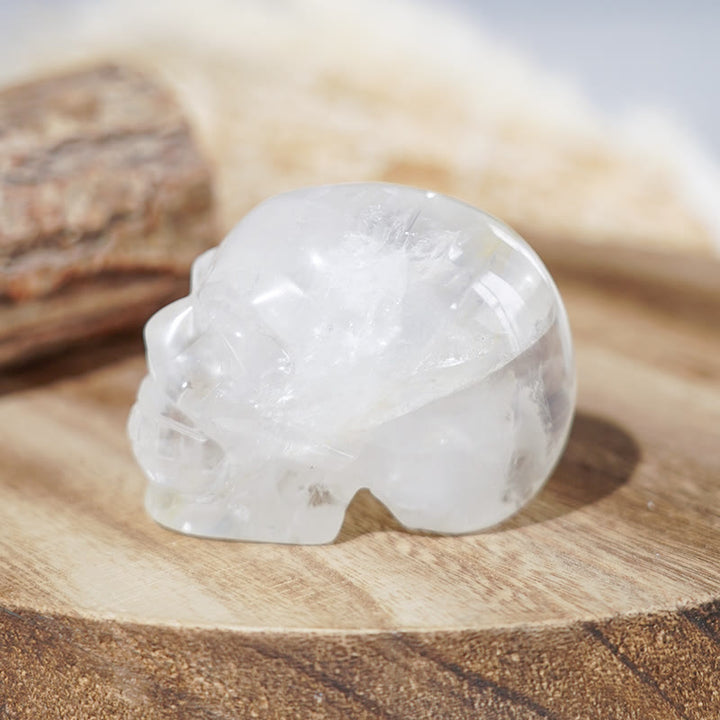Olivenorma Natural Clear Crystal Gemstone Decoration Crystal Skull - image 2