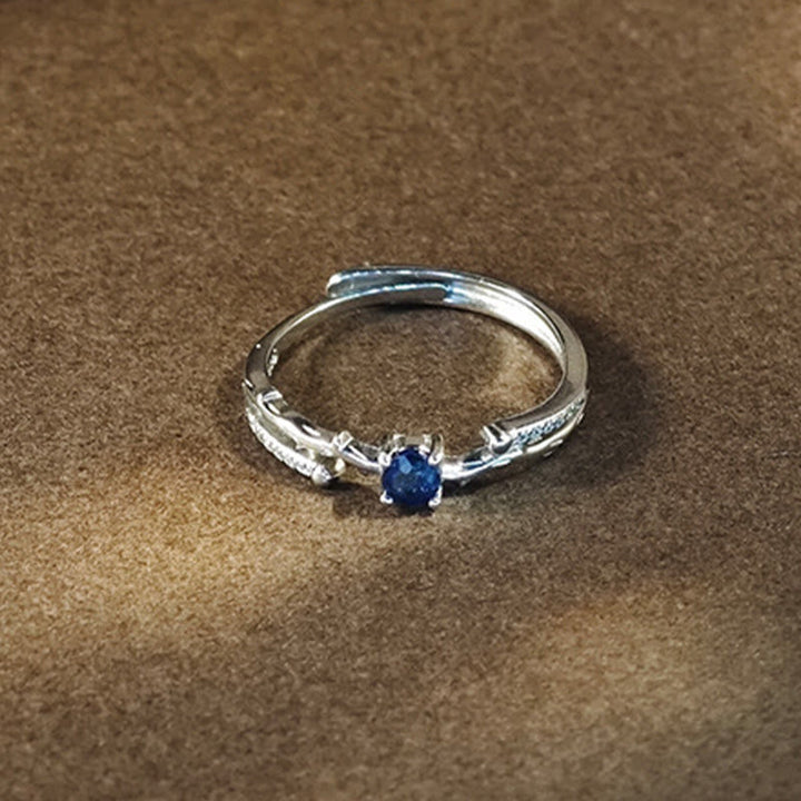 Olivenorma Natural Sapphire Branch Shape Ring - image 5