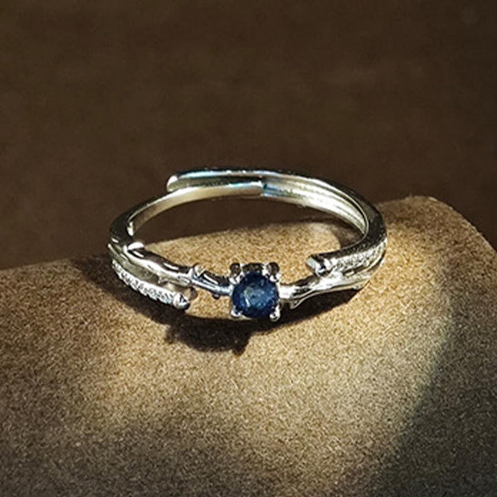 Olivenorma Natural Sapphire Branch Shape Ring - image 7
