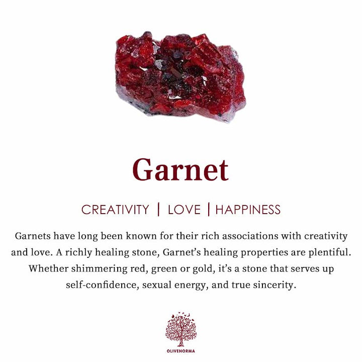 Olivenorma Diamond Cut Natural Garnet Ring - image 5