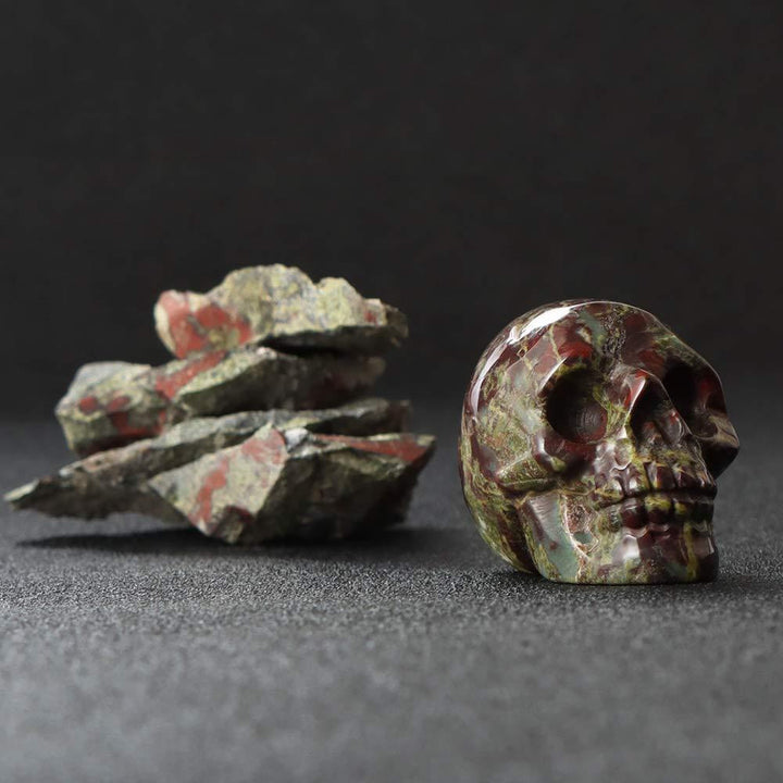 Olivenorma Natural Clear Crystal Gemstone Decoration Crystal Skull - image 15