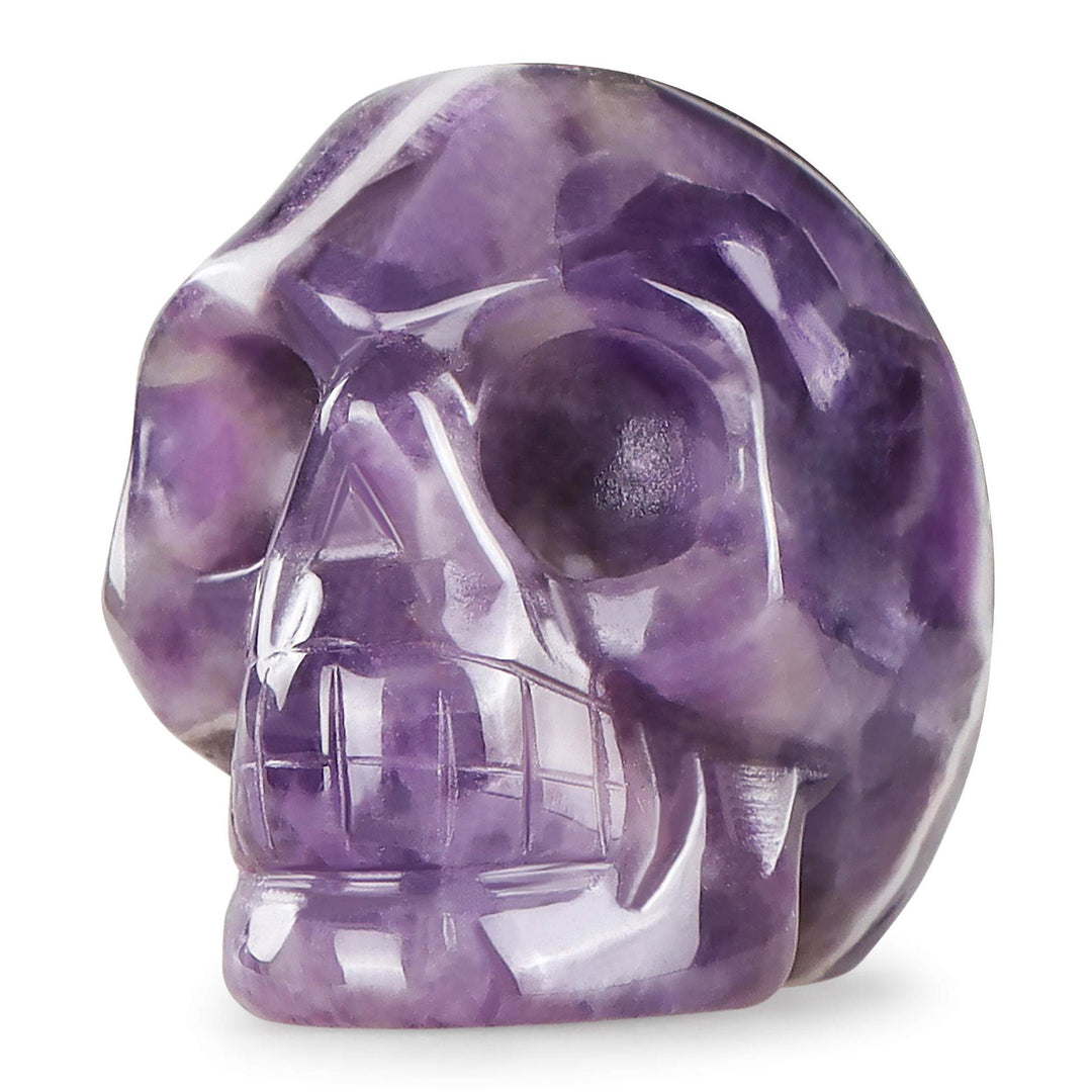 Olivenorma Natural Clear Crystal Gemstone Decoration Crystal Skull - Amethyst - image 18